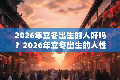 2026年立冬出生的人好吗？2026年立冬出生的人性格如何？