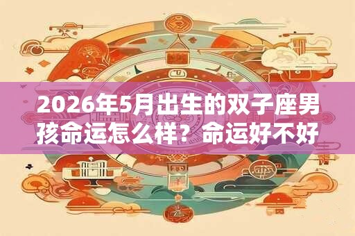2026年5月出生的双子座男孩命运怎么样?命运好不好? 2026年5月出生的双子座男孩命运怎么样?命运好不好?