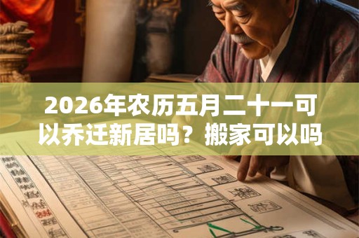 2026年农历五月二十一可以乔迁新居吗?搬家可以吗? 2026年农历五月二十一可以乔迁新居吗?搬家可以吗?