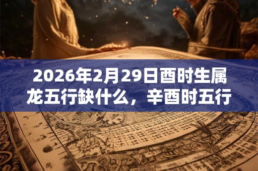 2026年2月29日酉时生属龙五行缺什么,辛酉时五行缺什么 2026年2月29日酉时生属龙五行缺什么,辛酉时五行缺什么