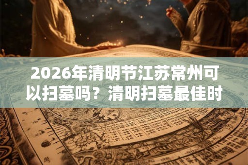 2026年清明节江苏常州可以扫墓吗？清明扫墓最佳时间？