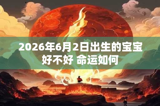 2026年6月2日出生的宝宝好不好 命运如何 2026年6月2日出生的宝宝好不好 命运如何