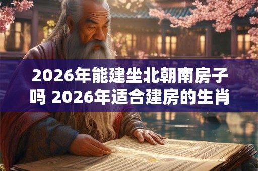 2026年能建坐北朝南房子吗 2026年适合建房的生肖