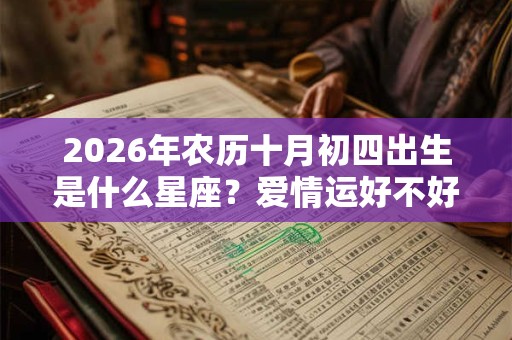 2026年农历十月初四出生是什么星座？爱情运好不好？