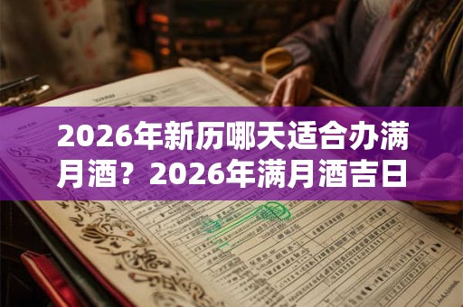 2026年新历哪天适合办满月酒?2026年满月酒吉日 2026年新历哪天适合办满月酒?2026年满月酒吉日