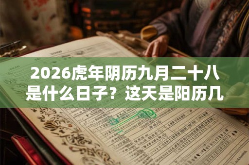 2026虎年阴历九月二十八是什么日子?这天是阳历几号 2026虎年阴历九月二十八是什么日子?这天是阳历几号