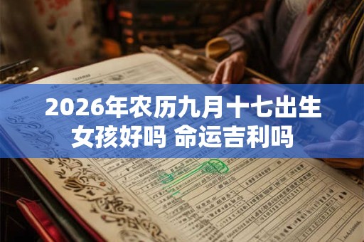 2026年农历九月十七出生女孩好吗 命运吉利吗