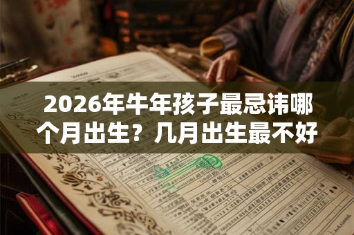 2026年牛年孩子最忌讳哪个月出生？几月出生最不好？