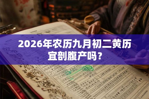 2026年农历九月初二黄历宜剖腹产吗？