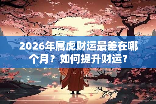 2026年属虎财运最差在哪个月？如何提升财运？