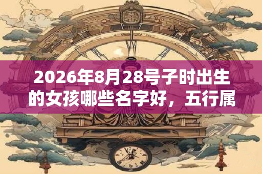2026年8月28号子时出生的女孩哪些名字好,五行属什么 2026年8月28号子时出生的女孩哪些名字好,五行属什么
