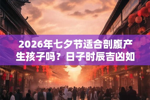 2026年七夕节适合剖腹产生孩子吗？日子时辰吉凶如何？