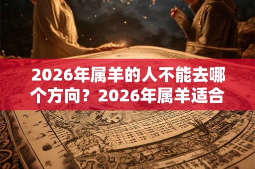 2026年属羊的人不能去哪个方向?2026年属羊适合搬家吗? 2026年属羊的人不能去哪个方向?2026年属羊适合搬家吗?