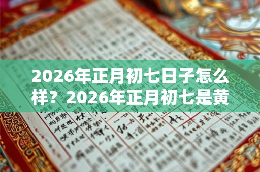 2026年正月初七日子怎么样？2026年正月初七是黄道吉日吗？