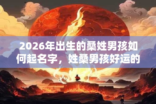 2026年出生的桑姓男孩如何起名字，姓桑男孩好运的名字