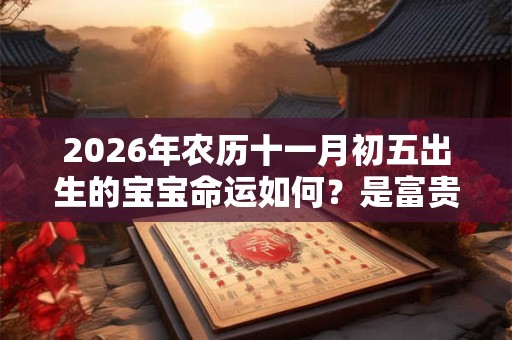 2026年农历十一月初五出生的宝宝命运如何?是富贵命吗? 2026年农历十一月初五出生的宝宝命运如何?是富贵命吗?