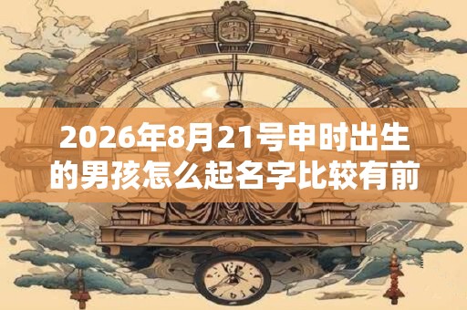 2026年8月21号申时出生的男孩怎么起名字比较有前途 2026年8月21号申时出生的男孩怎么起名字比较有前途