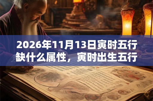 2026年11月13日寅时五行缺什么属性,寅时出生五行缺什么 2026年11月13日寅时五行缺什么属性,寅时出生五行缺什么