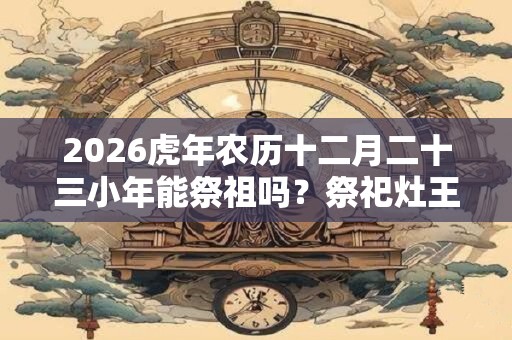 2026虎年农历十二月二十三小年能祭祖吗？祭祀灶王爷的食物