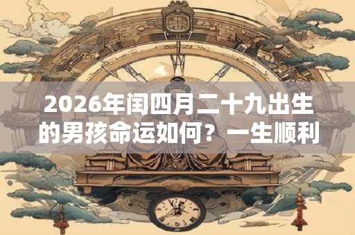 2026年闰四月二十九出生的男孩命运如何?一生顺利吗? 2026年闰四月二十九出生的男孩命运如何?一生顺利吗?