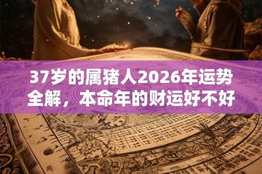 37岁的属猪人2026年运势全解,本命年的财运好不好? 37岁的属猪人2026年运势全解,本命年的财运好不好?