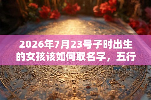 2026年7月23号子时出生的女孩该如何取名字，五行是什么