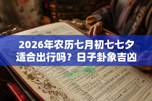 2026年农历七月初七七夕适合出行吗？日子卦象吉凶？