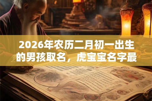 2026年农历二月初一出生的男孩取名，虎宝宝名字最佳字
