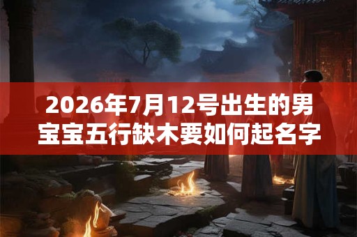 2026年7月12号出生的男宝宝五行缺木要如何起名字