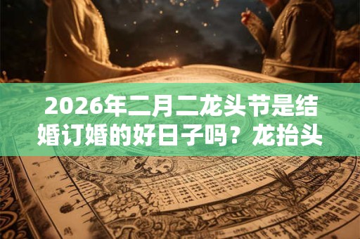 2026年二月二龙头节是结婚订婚的好日子吗？龙抬头可以结婚和订婚吗？