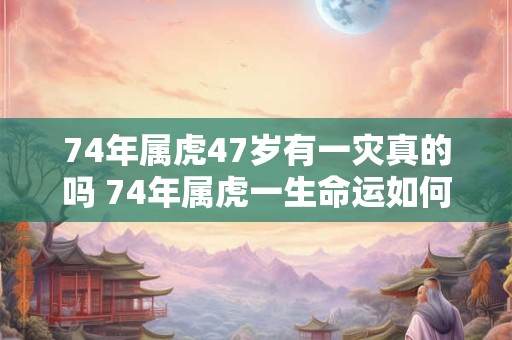 74年属虎47岁有一灾真的吗 74年属虎一生命运如何
