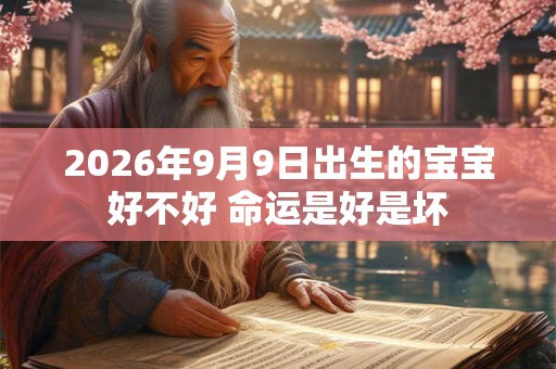 2026年9月9日出生的宝宝好不好 命运是好是坏 2026年9月9日出生的宝宝好不好 命运是好是坏
