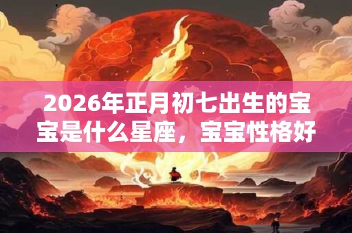 2026年正月初七出生的宝宝是什么星座，宝宝性格好不好？