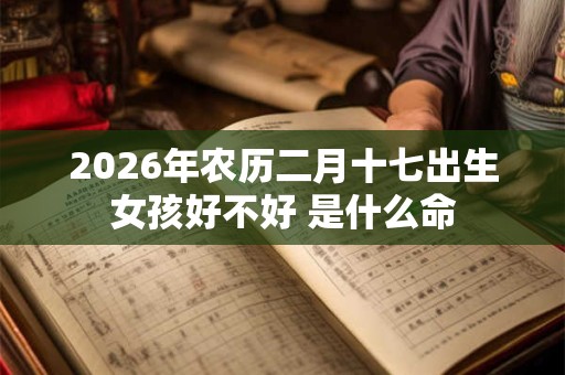 2026年农历二月十七出生女孩好不好 是什么命