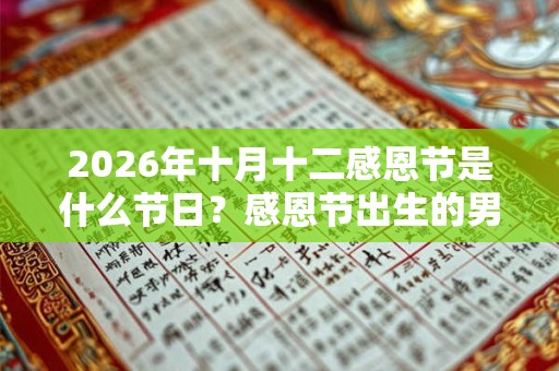 2026年十月十二感恩节是什么节日？感恩节出生的男孩命运如何？
