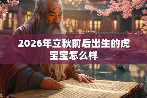 2026年立秋前后出生的虎宝宝怎么样