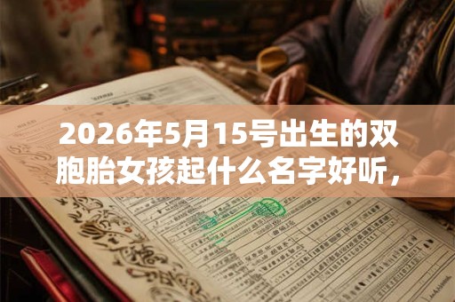 2026年5月15号出生的双胞胎女孩起什么名字好听，五行属什么