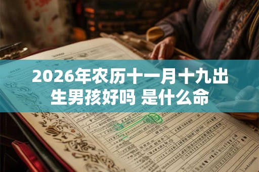 2026年农历十一月十九出生男孩好吗 是什么命