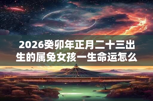 2026癸卯年正月二十三出生的属兔女孩一生命运怎么样