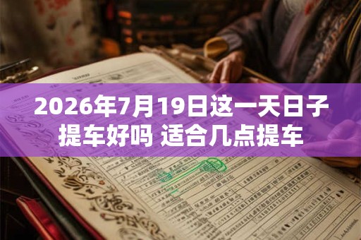 2026年7月19日这一天日子提车好吗 适合几点提车