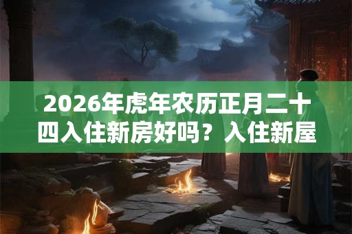 2026年虎年农历正月二十四入住新房好吗？入住新屋有哪些讲究？
