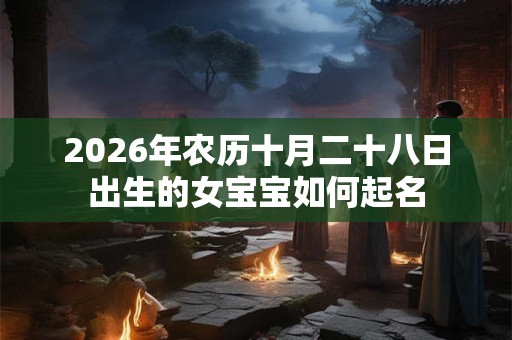 2026年农历十月二十八日出生的女宝宝如何起名