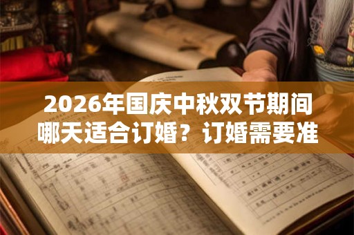 2026年国庆中秋双节期间哪天适合订婚？订婚需要准备什么？