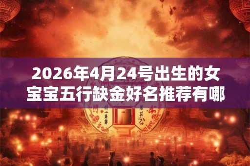 2026年4月24号出生的女宝宝五行缺金好名推荐有哪些 2026年4月24号出生的女宝宝五行缺金好名推荐有哪些