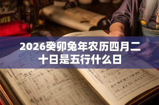 2026癸卯兔年农历四月二十日是五行什么日 2026癸卯兔年农历四月二十日是五行什么日