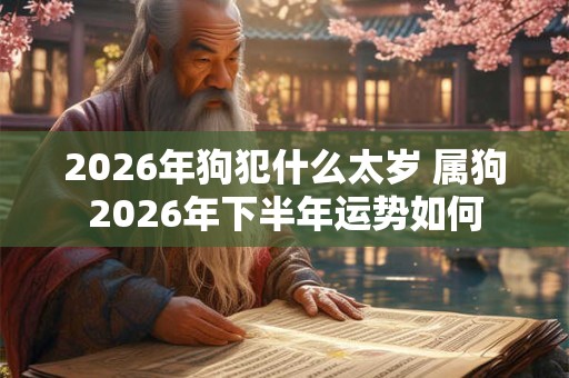 2026年狗犯什么太岁 属狗2026年下半年运势如何 2026年狗犯什么太岁 属狗2026年下半年运势如何