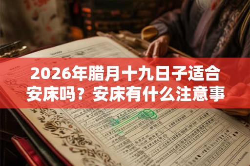 2026年腊月十九日子适合安床吗?安床有什么注意事项? 2026年腊月十九日子适合安床吗?安床有什么注意事项?