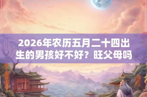 2026年农历五月二十四出生的男孩好不好？旺父母吗？