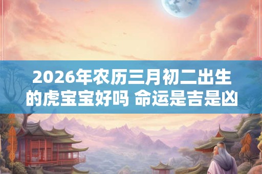2026年农历三月初二出生的虎宝宝好吗 命运是吉是凶 2026年农历三月初二出生的虎宝宝好吗 命运是吉是凶