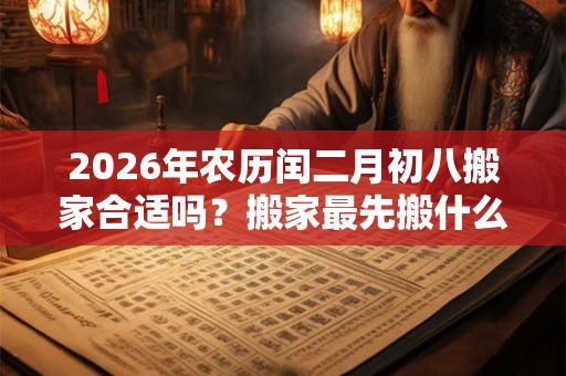2026年农历闰二月初八搬家合适吗？搬家最先搬什么最好发旺？